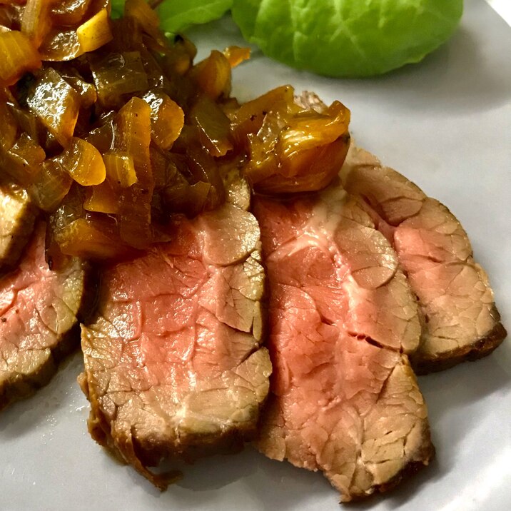 フライパンで焼くだけ!ローストビーフ